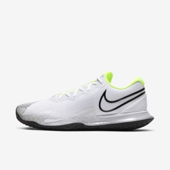 Nike Court Air Zoom Vapor Cage 4 - Férfi Teniszcipő - Fehér/Platina/Fekete